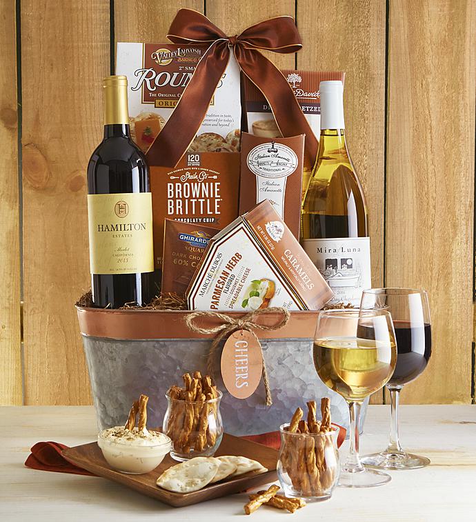 Toast & Celebrate Wine Gift Basket