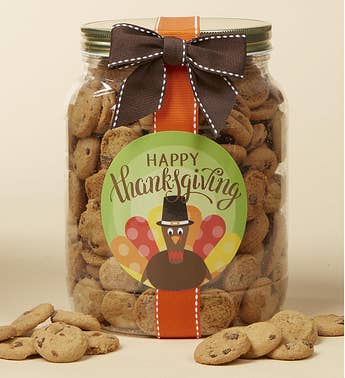 Happy Thanksgiving Chocolate Chip Cookie Jar