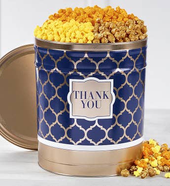 Popcorn Factory Shining Sentiments Thank You Tin