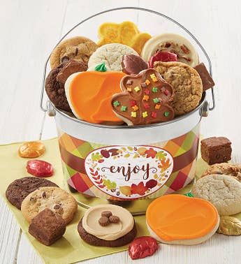 Cheryls Fall Enjoy Treats Bucket