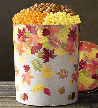 The Popcorn Factory Hello Autumn 3 Way Tin 35G