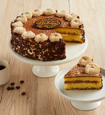 Bake Me a Wish Happy Birthday Tiramisu Cake