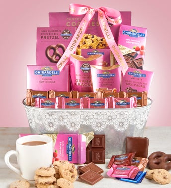 Ghirardelli Chocolates Gift Basket