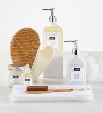 Denarii Lavender Spa Gift Basket