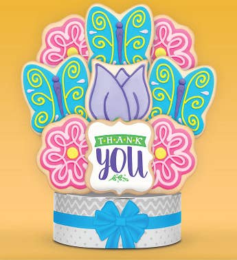 Thank You Butterfly Garden Cookie Arrangement