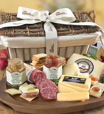 Epicurean Meat  Cheese Gift Basket