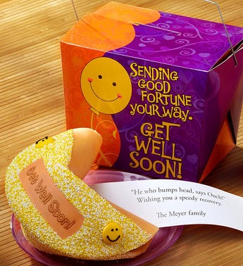 Personalized Gigantic Get Well Fortune Cookie