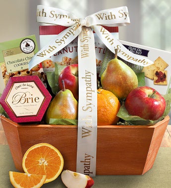 In Loving Memory Fresh Fruit Sympathy Basket