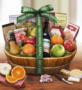 Fathers Day Farmstand Finest Fruit Gift Basket