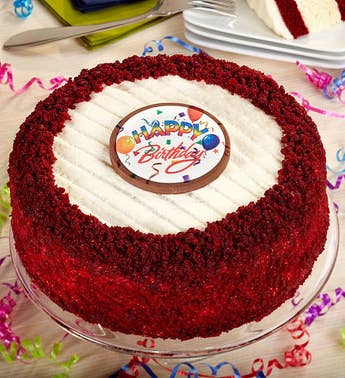 Juniors Happy Birthday Red Velvet Cheesecake