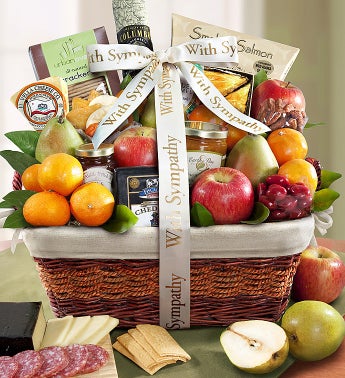 sympathy gift baskets sympathy