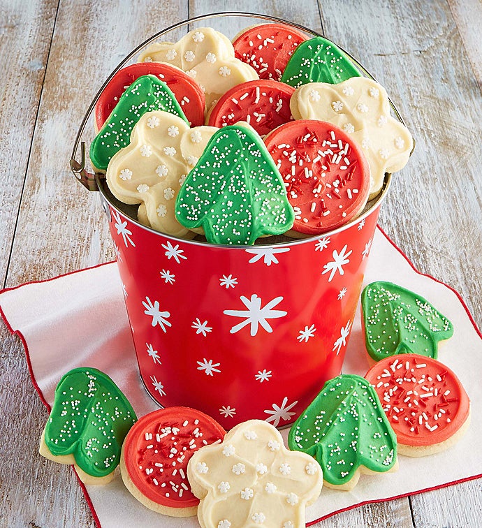 Snowflake Cookie Gift Pail