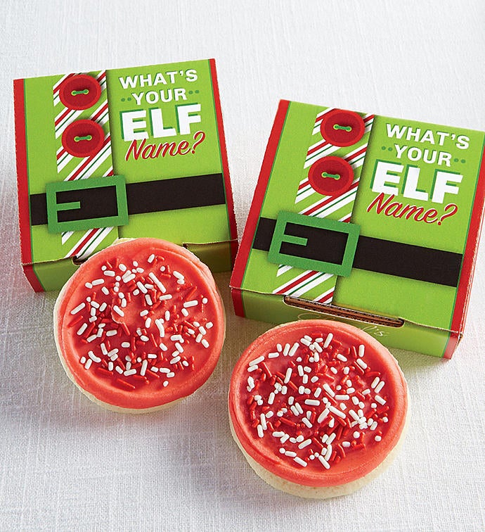 You've been Elfed Cookie Card