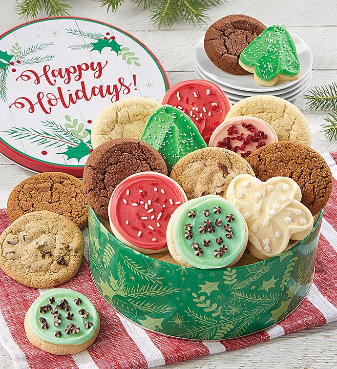 Happy Holidays Gift Tin
