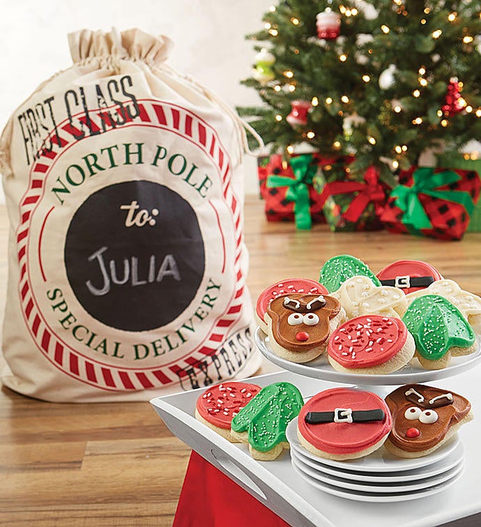 Chalkboard Santa Sack