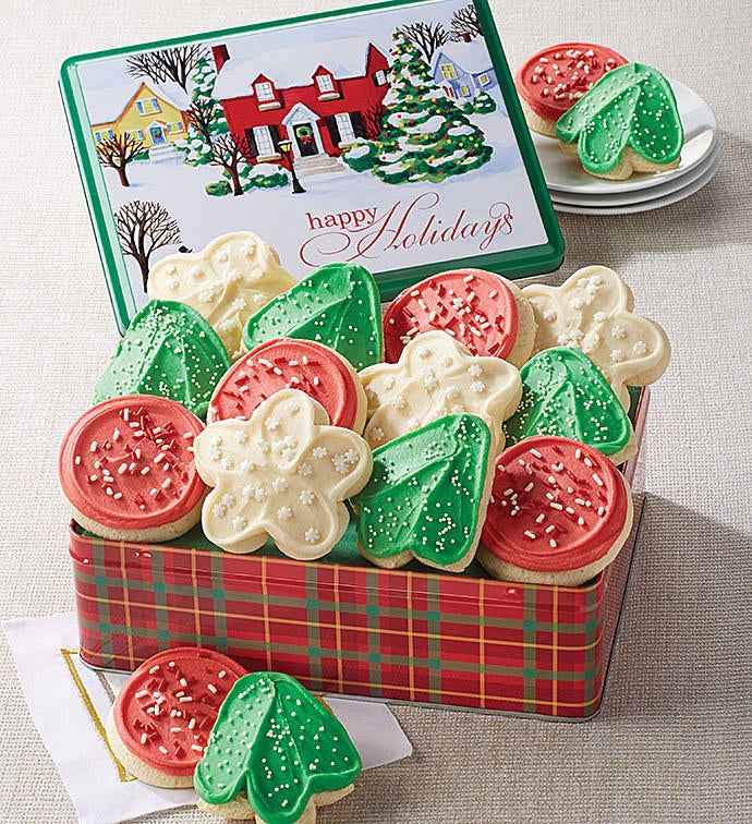 Holiday Village Gift Tin