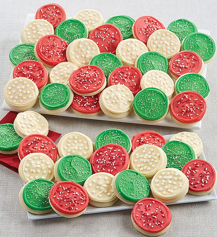 Buttercream Frosted Holiday Cut-out Gift Box