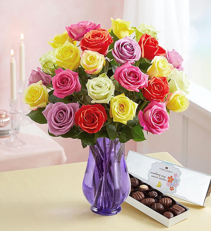 Two Dozen Assorted Roses