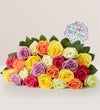 Happy Birthday Assorted Roses