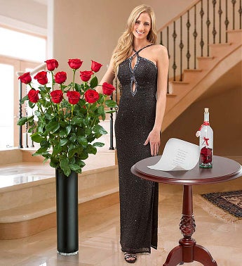 Magnificent Rose 4 Feet Tall Red Roses