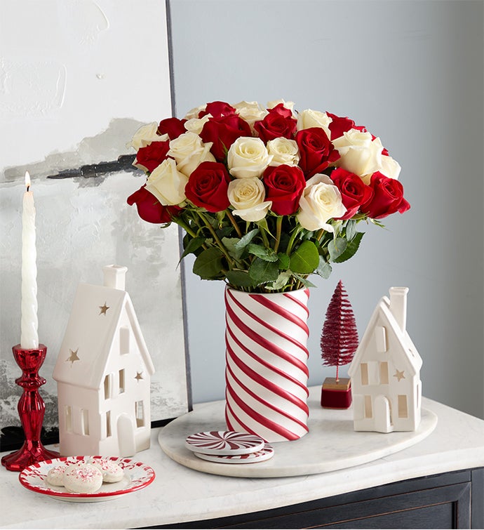 Peppermint Rose Bouquet