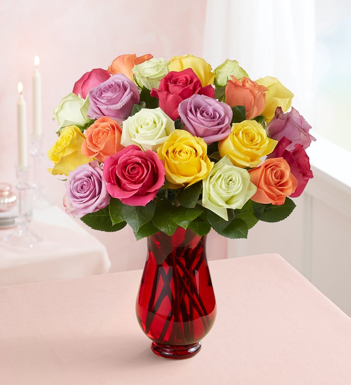Two Dozen Assorted Roses: Save $25