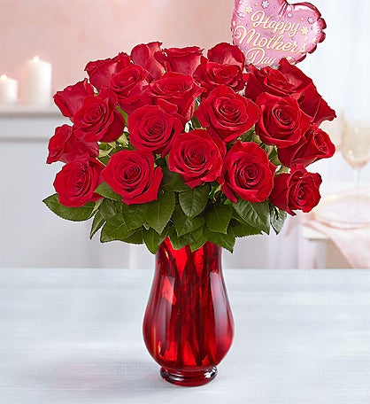 Mother's Day Red Roses, 12-24 Stems