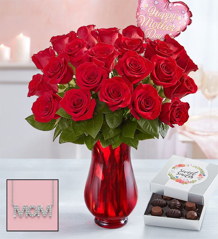 Red Roses, 12 24 Stems