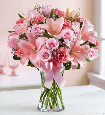 Pink Roses Rose Bouquets Delivery 1800flowers Expressions Of Pink