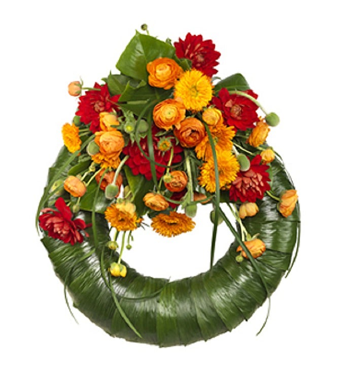 Tropical Funeral Wreath