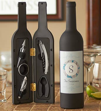 Personalized On-the-Go Wine Tool Kit