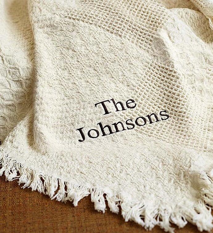 Personalized Family Afghan