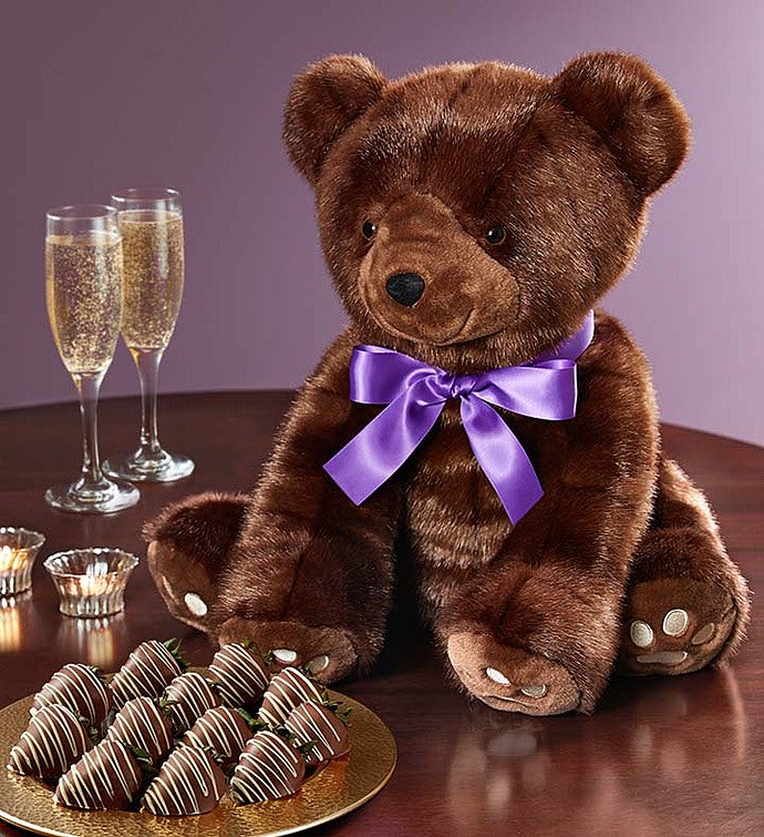 Sable Bear with Berries for Love