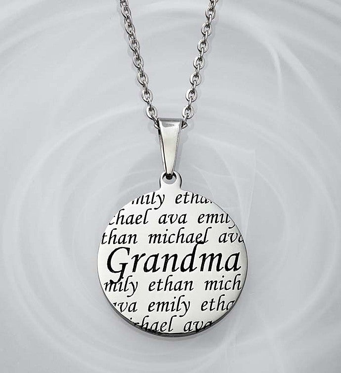 Personalized Pendant  Mother, Grandma, or Sister