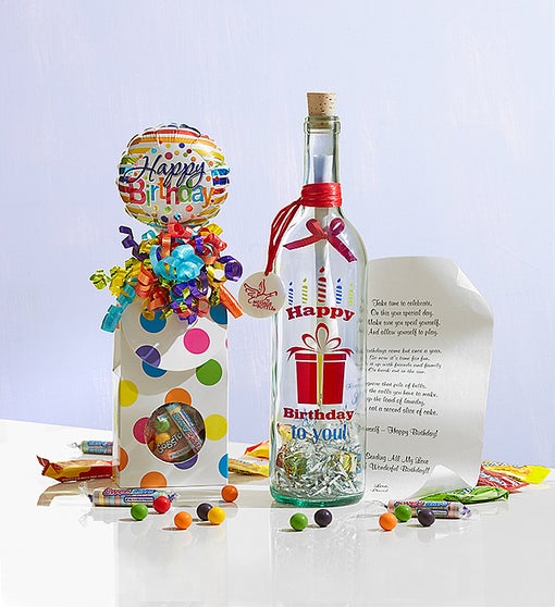 Personalized Message in a Bottle® Happy Birthday