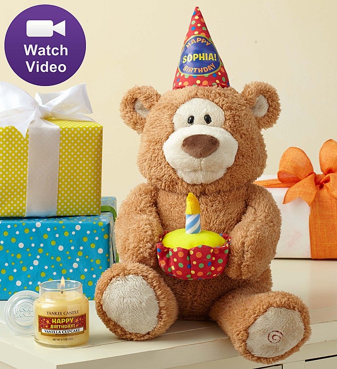 Happy Birthday Animated Bear By Gund®
