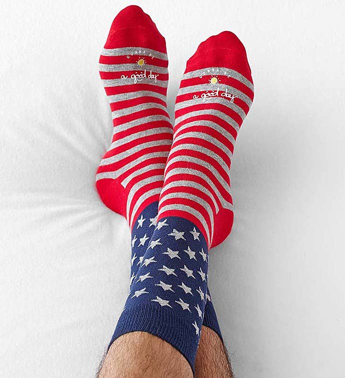 Good Day™ Stars and Stripes Socks Size