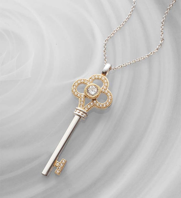 key pendant necklace
