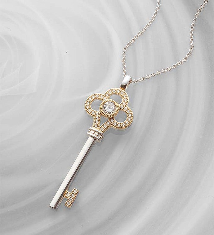 CRISLU Key Pendant