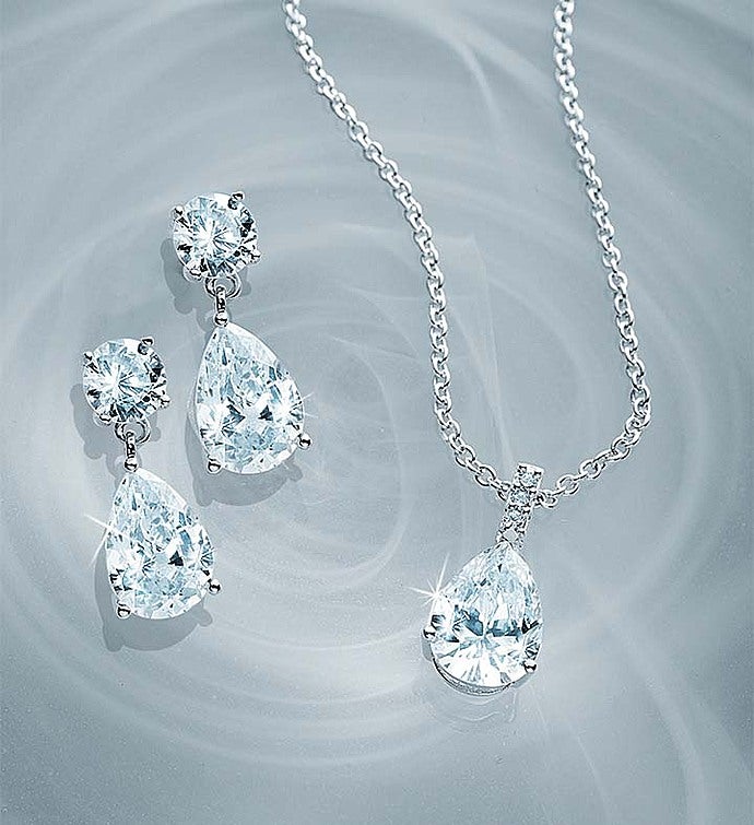 CRISLU Pendant and Earrings