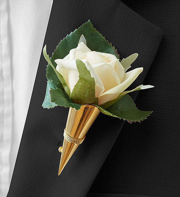 Keepsake Cream Corsage And Boutonniere