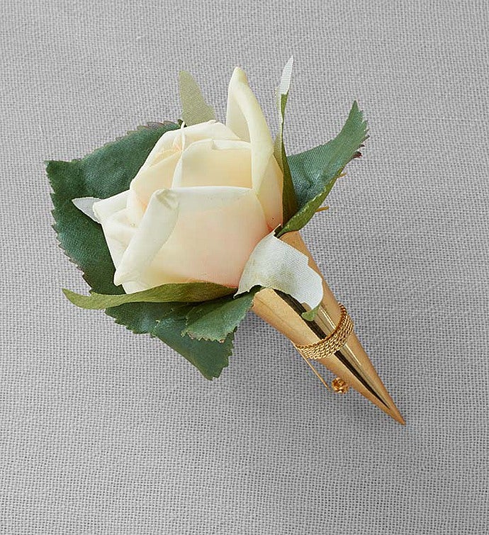 Keepsake Cream Corsage And Boutonniere
