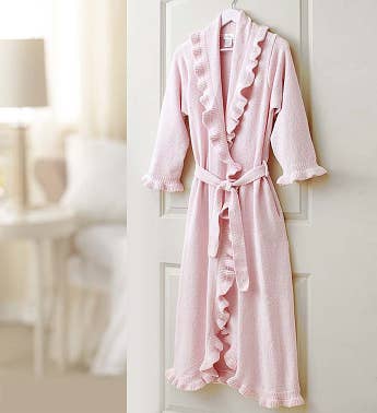 Pink Ruffle Robe