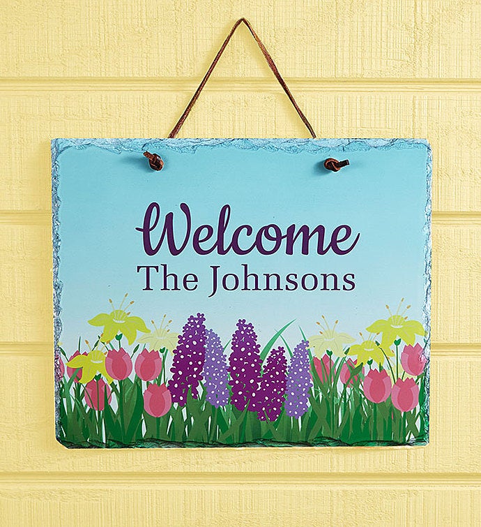 Personalized Summer Welcome Sign