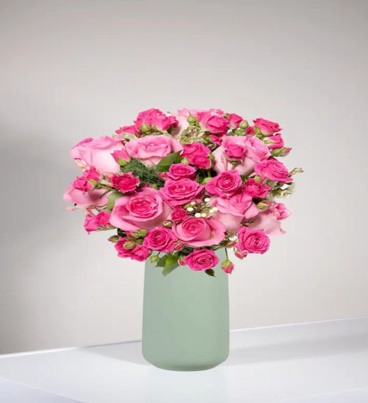 Bouquet of Fuchsia Roses