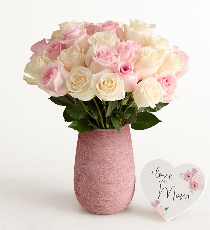 Deluxe Lovely Mom Roses: 36 Stems