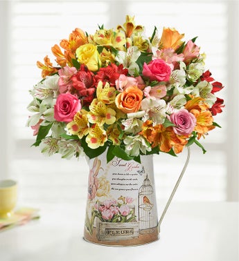 Assorted Roses  Peruvian Lilies