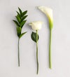 White Rose & Calla Lily Bouquet for Sympathy