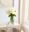 White Rose & Calla Lily Bouquet for Sympathy