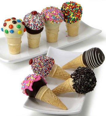Ice Cream Cone Cake Pops